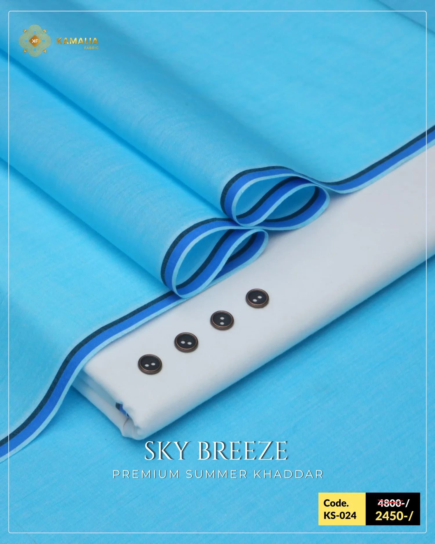 Sky Breeze Khaddar