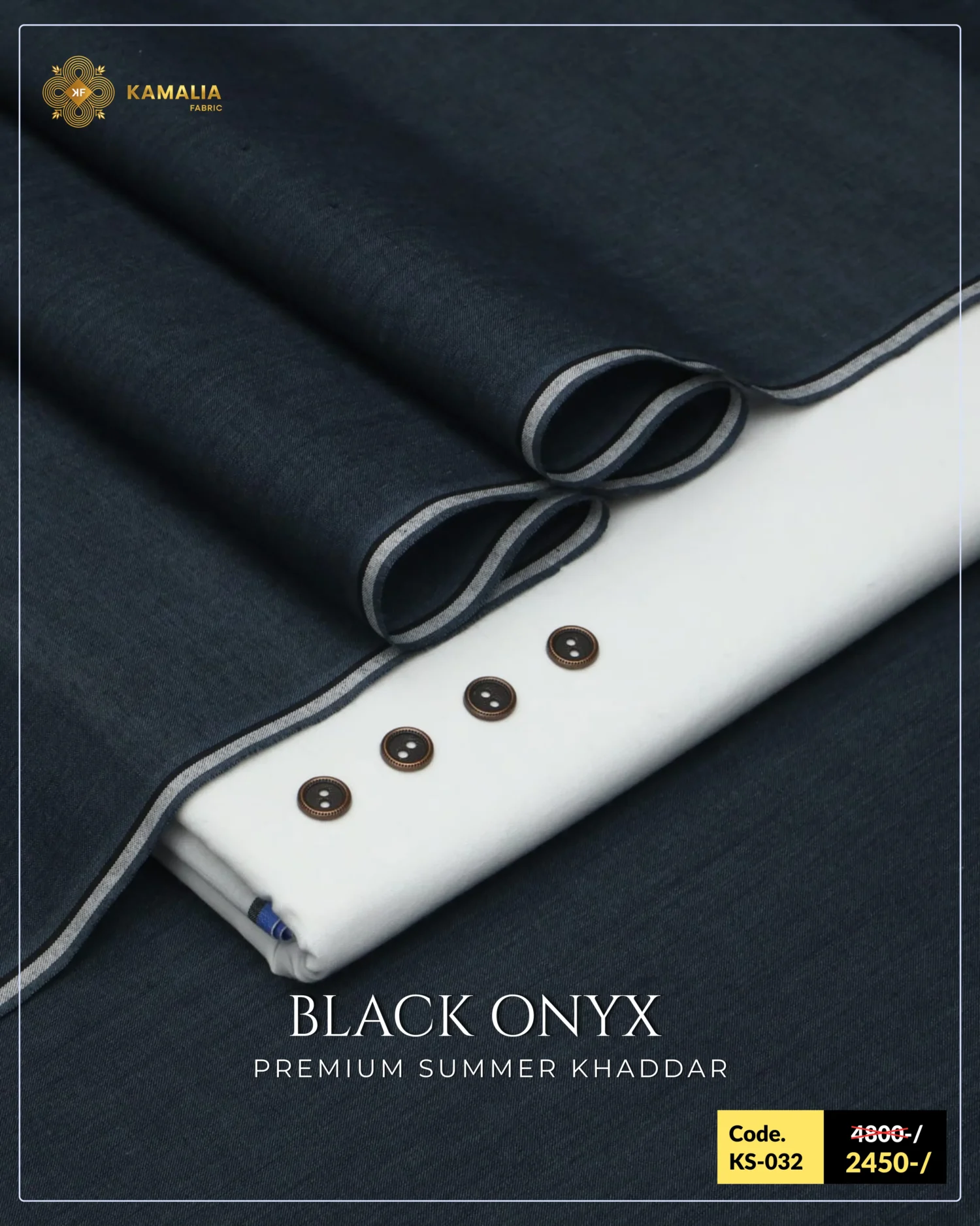 Black Onyx Khaddar