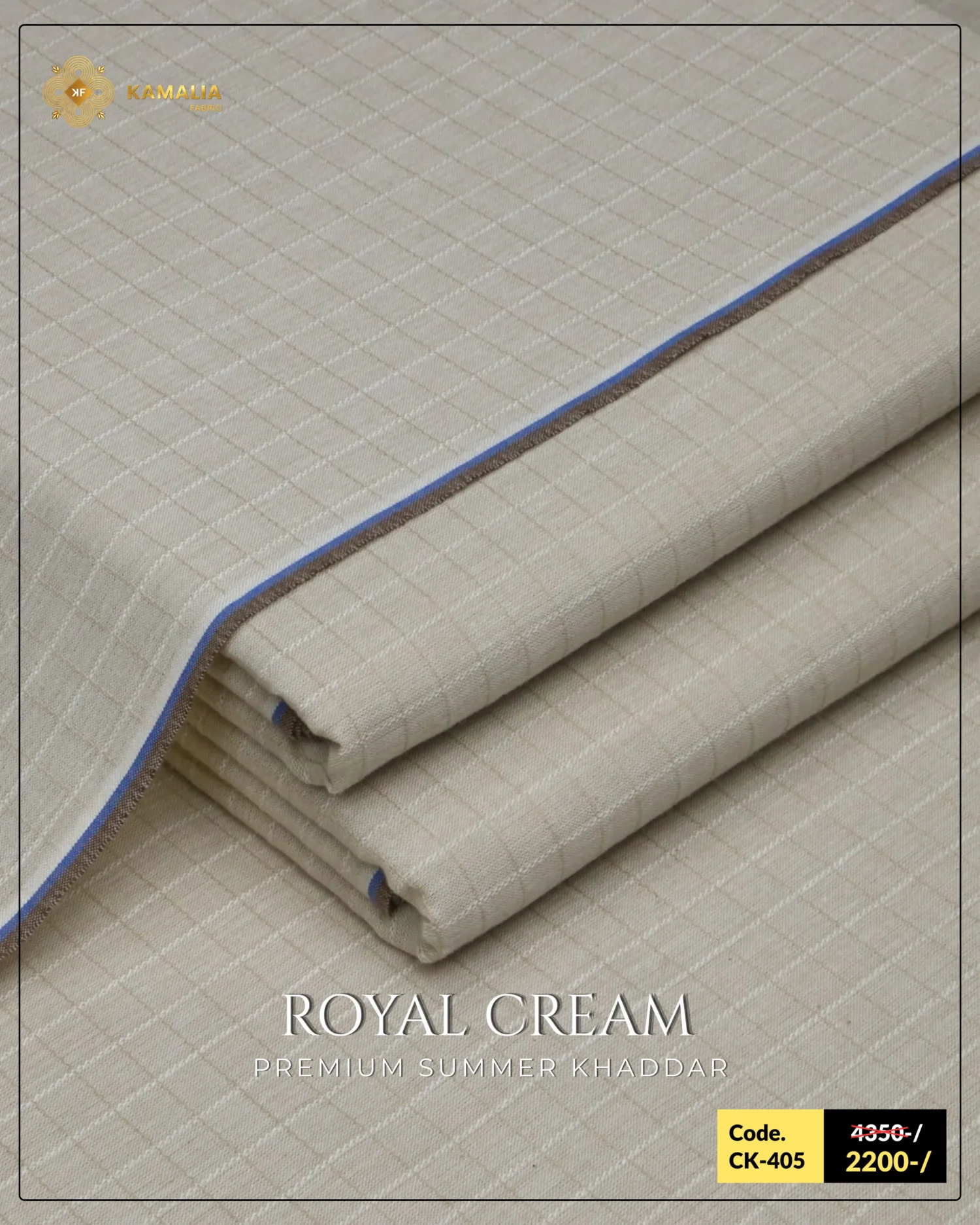 Royal Cream Khaddar