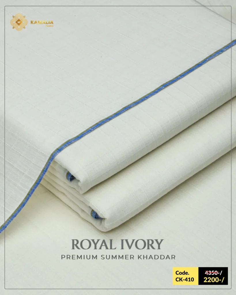 Royal Ivory Khaddar