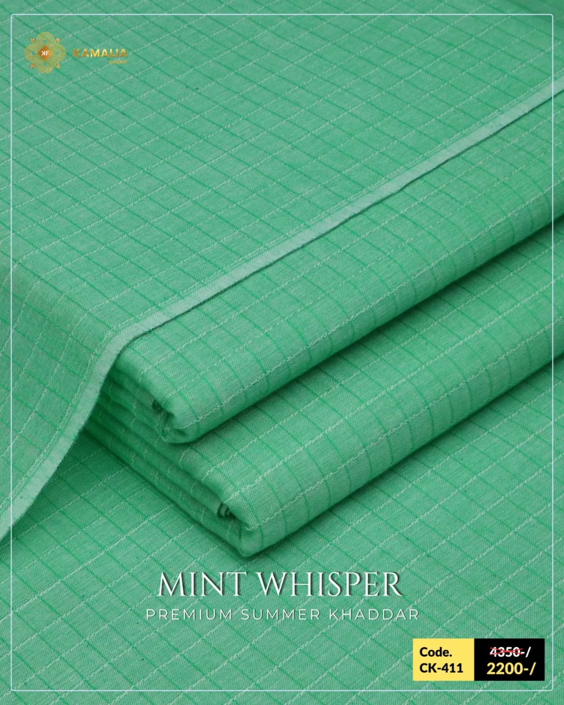 Mint Whisper Khaddar