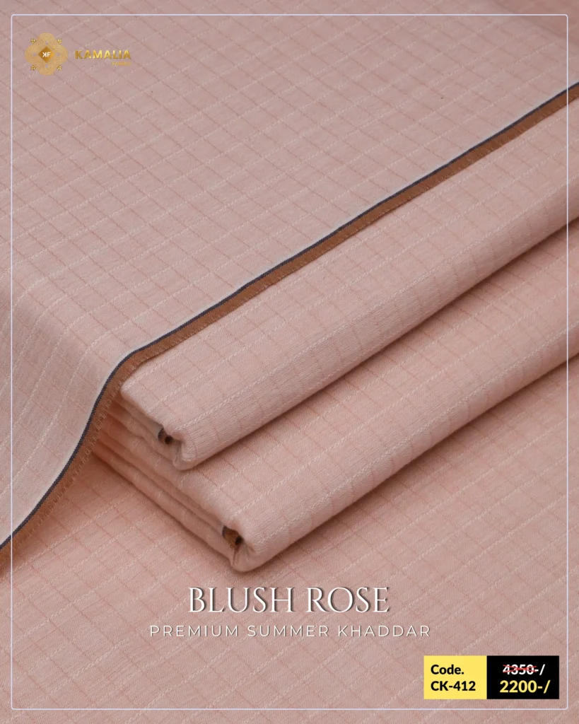 Blush Rose Khaddar