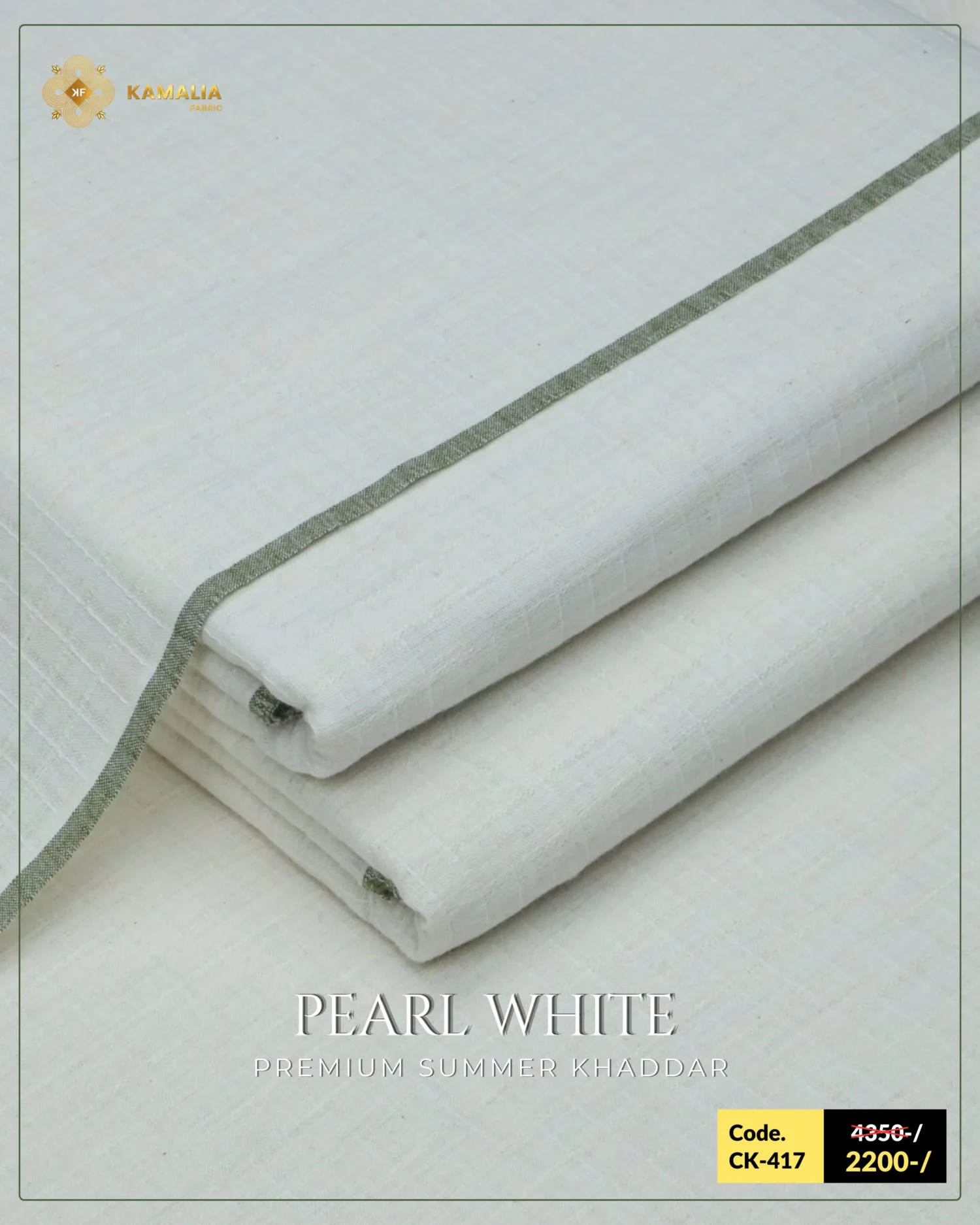 Pearl White Khaddar
